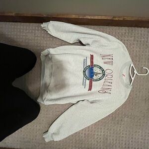 Jerzees New Orleans Graphic Sweater - Gray